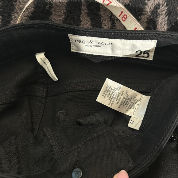 RAG & BONE NINA HIGH RISE SKINNY JEANS - Picture 6 of 6